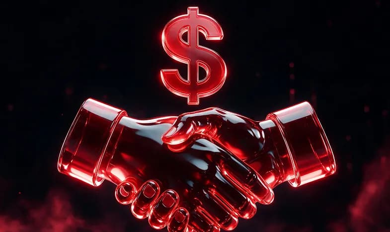 CPA handshake commission illustration