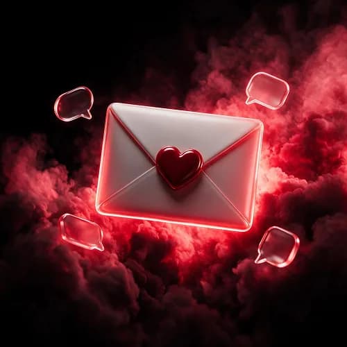 Illustration of messages sent daily