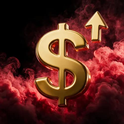 Illustration of high earnings per click